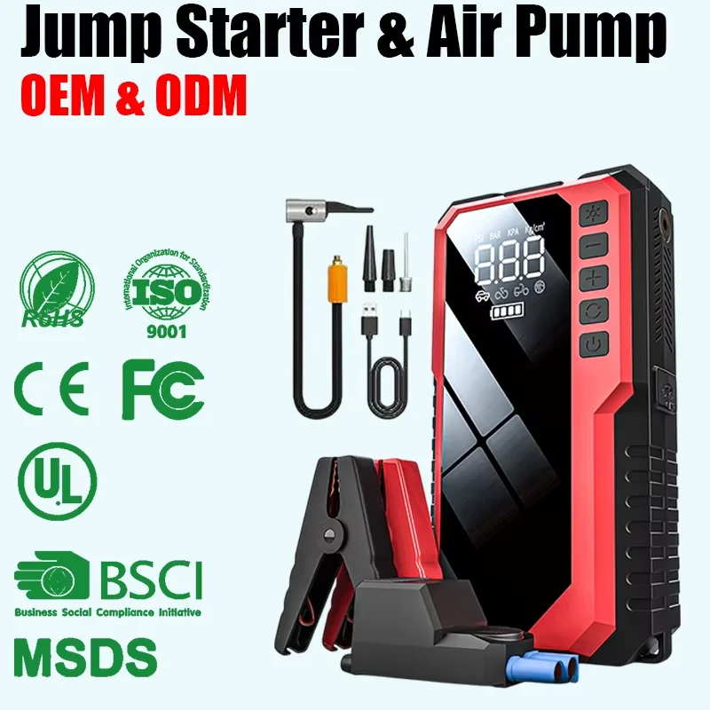 

600A Portable Car Jump Starter Battery Power Bank Emergency Starter Booster 12V Auto Starting Device for Petrol Vehicle Start