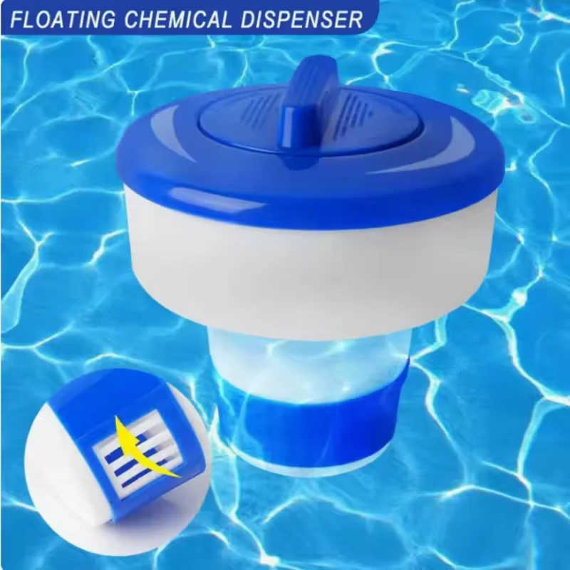 8-inch Summer Swimming Pool Tablet Dispenser, Floating Cup Containers Cleaning Floating Sterilizer