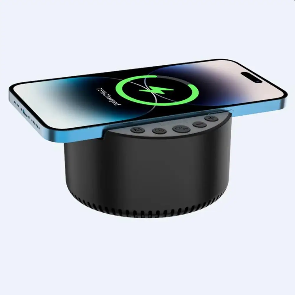 New cross-border smart white noise wireless charging Bluetooth speaker with white noise sleep aid and multi-functional sound