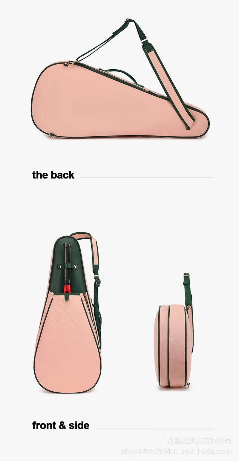 Large Capacity Waterproof Tennis Bag Women Men Portable Squash Padel Pickleball Tennis Racquet Shoulder Bags Tenis Sport Handbag