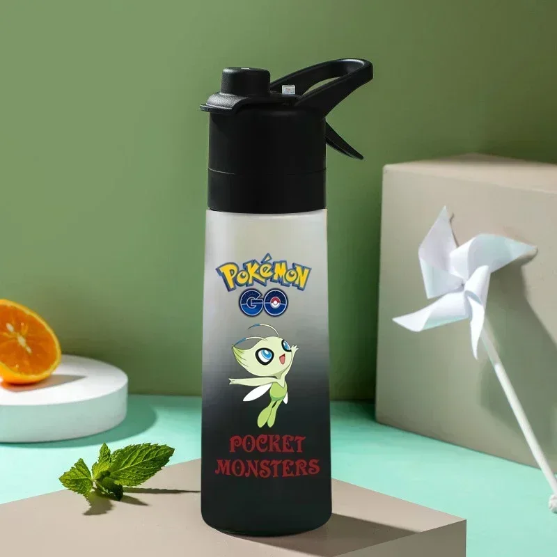 Pokemon 650ML Water Cup Anime Portable Children's Cute Pikachu Plastic Cartoon Outdoor Sports Large Capacity Water Bottle Gifts