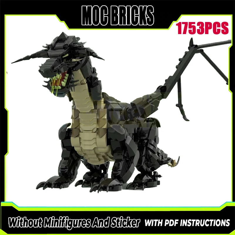 新しい MOC ビルディングブロックモデルドラゴンキングの咆哮シリーズ技術モジュラー子供のおもちゃギフト DIY アセンブリセット