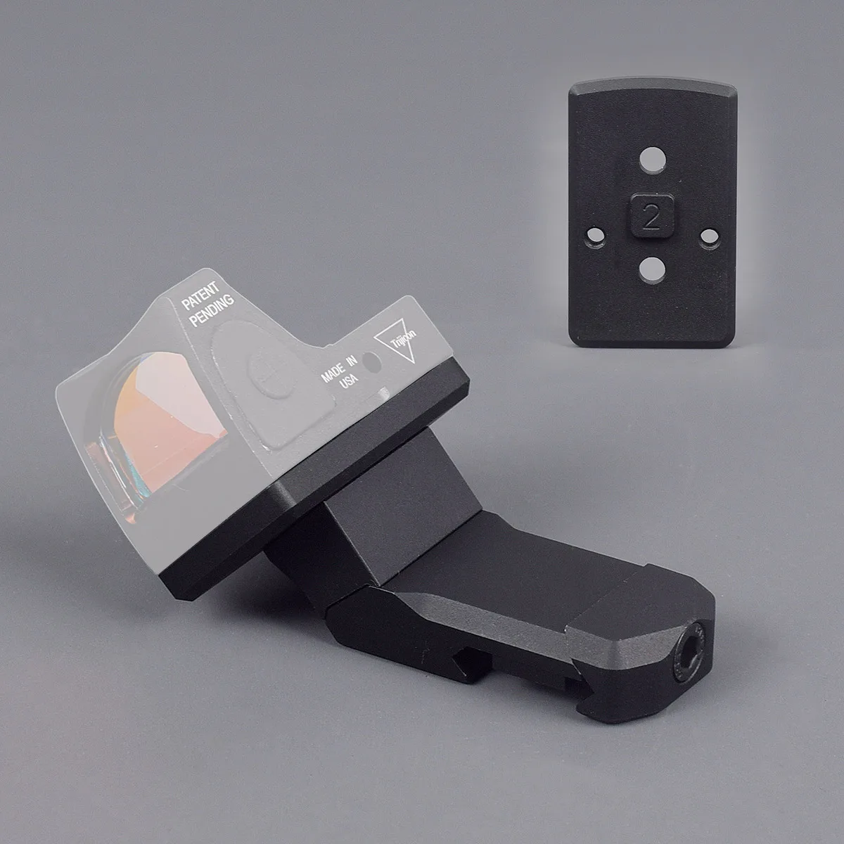 35/45 درجة إزاحة البصرية الجانب المعدني جبل ل T01 T02 RM ريد دوت البصر نطاق قاعدة قوس 20 مللي متر السكك الحديدية الصيد اكسسوارات