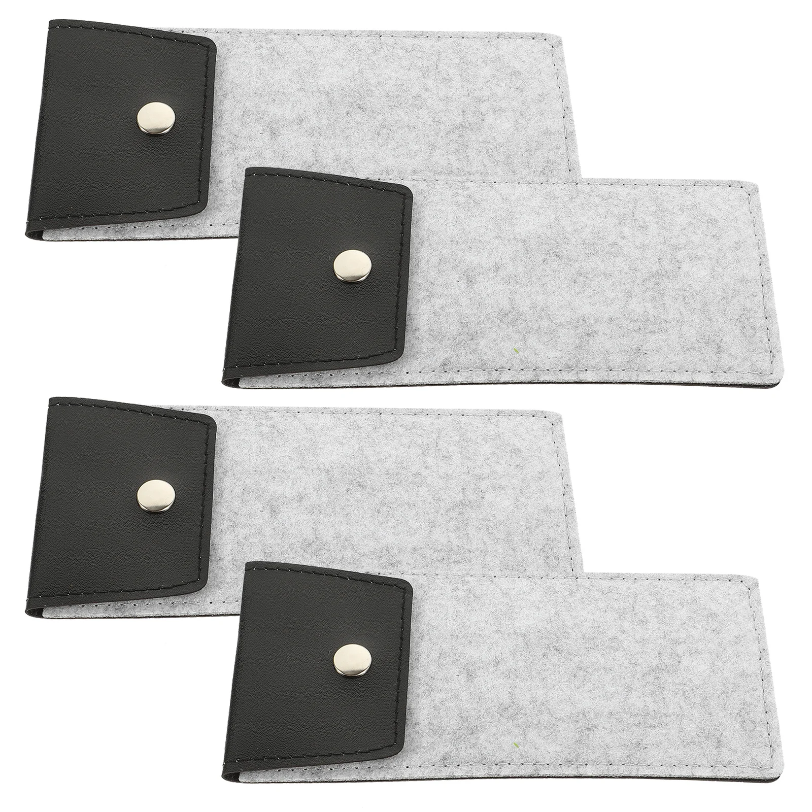 

4Pcs Glasses Storage Bags Felt Soft Eyeglass Cases Anti-Scratch Sunglasses Sleeve Portable Small Glasses Pouch