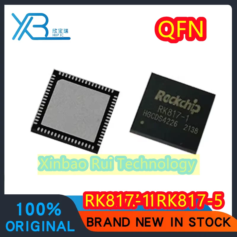 RK817-1 QFN Power Chip, processador PMU, 100% novo e original, em estoque, 5 Pc Lot