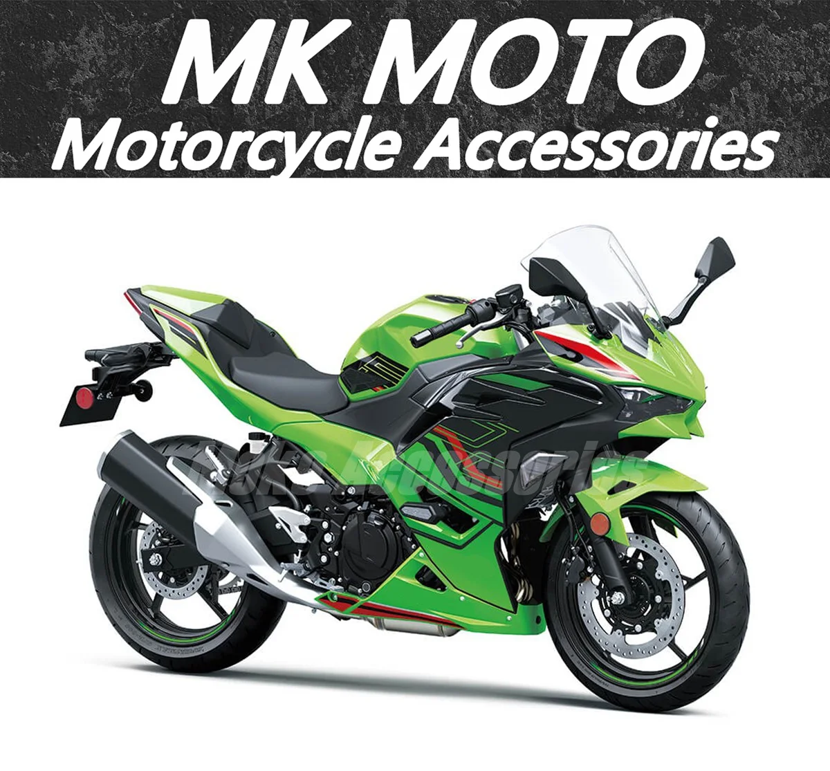 

Motorcycle Fairings Kit Fit For Ninja500 2024-2025 Bodywork Set High Quality ABS Injection Black Green Red