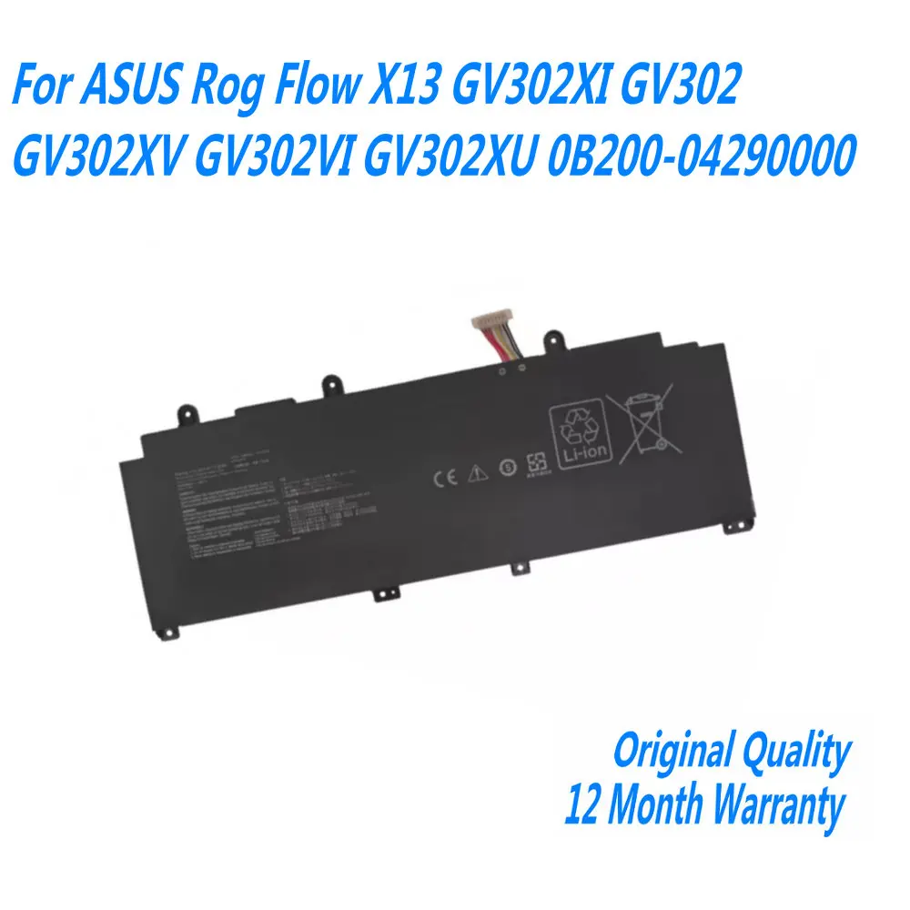 

15.56V 75Wh C41N2203 Laptop Battery For ASUS Rog Flow X13 GV302XI GV302 GV302XV GV302VI GV302XU 0B200-04290000