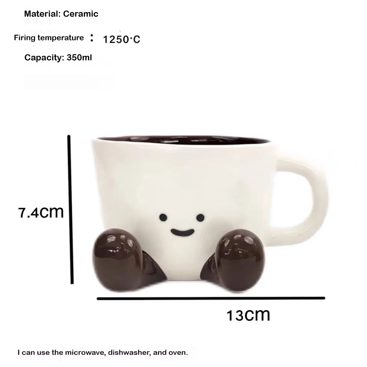 Creative Cartoon Ceramic Mug Creative Coffee Milk Tea Water Cup Cute Children Breakfast Cup Household Drinkware view 5