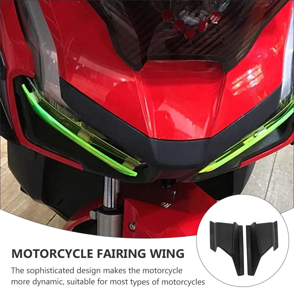 2 stuks motorfiets kuip winglets premium voorzijspoiler voor verbeterde aerodynamica en styling motorfietsbescherming