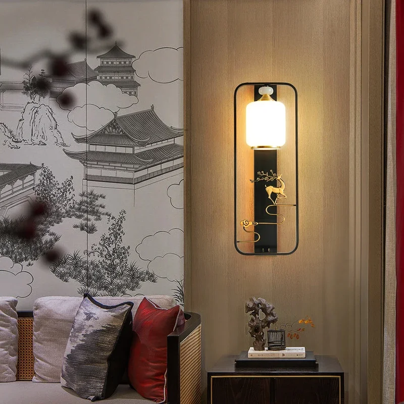 SEAN ทองเหลืองโคมไฟ LED โมเดิร์นหรูหรา Sconce ตกแต่งภายในห้องนอนห้องนั่งเล่นข้างเตียง Corridor Lighting