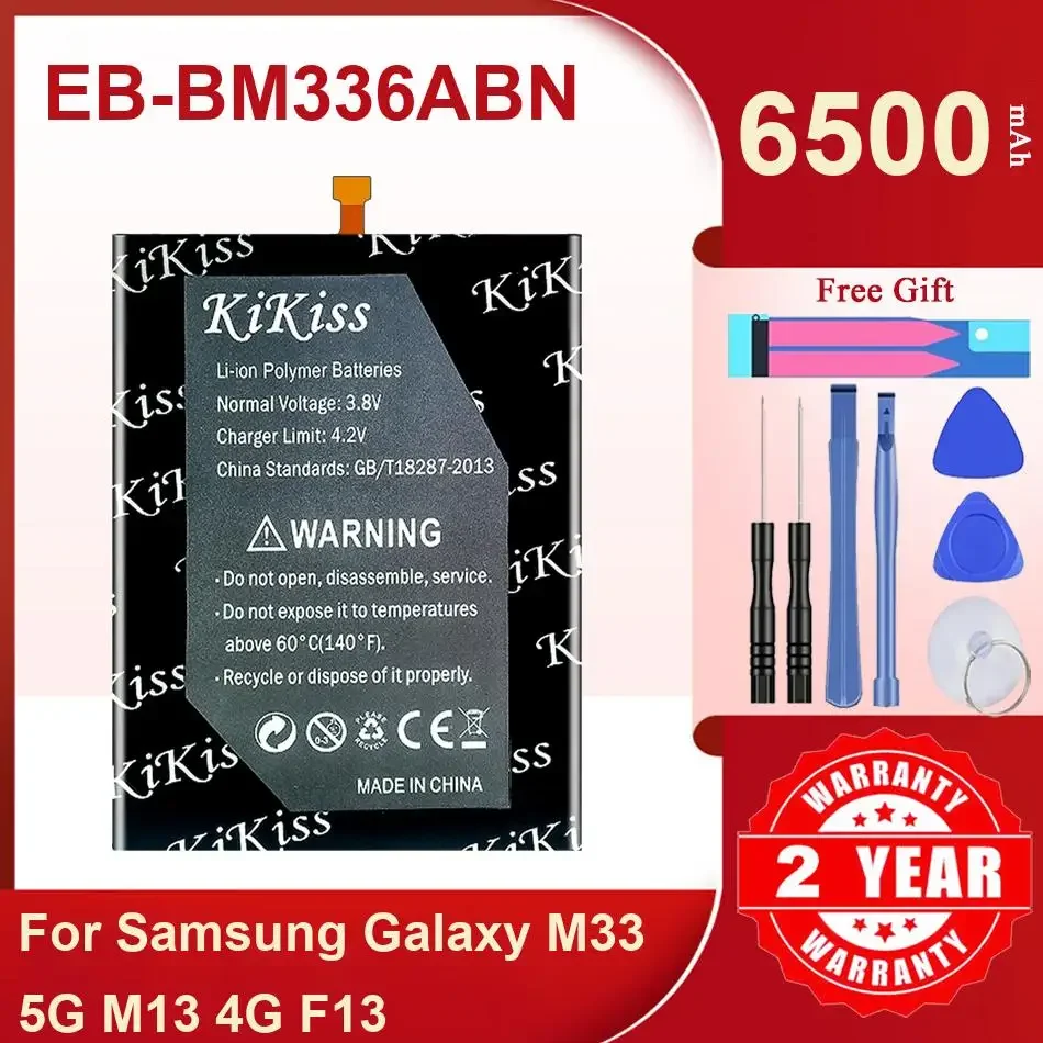 

Аккумулятор Kikiss 6500Mah EB-BM336ABN для Samsung Galaxy M33 5G M13 4G F13