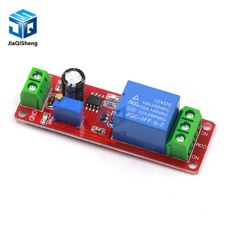 NE555 DK555 Timer Switch Adjustable Disconnect Module Time delay relay Module DC 12V Delay relay shield 0~10S