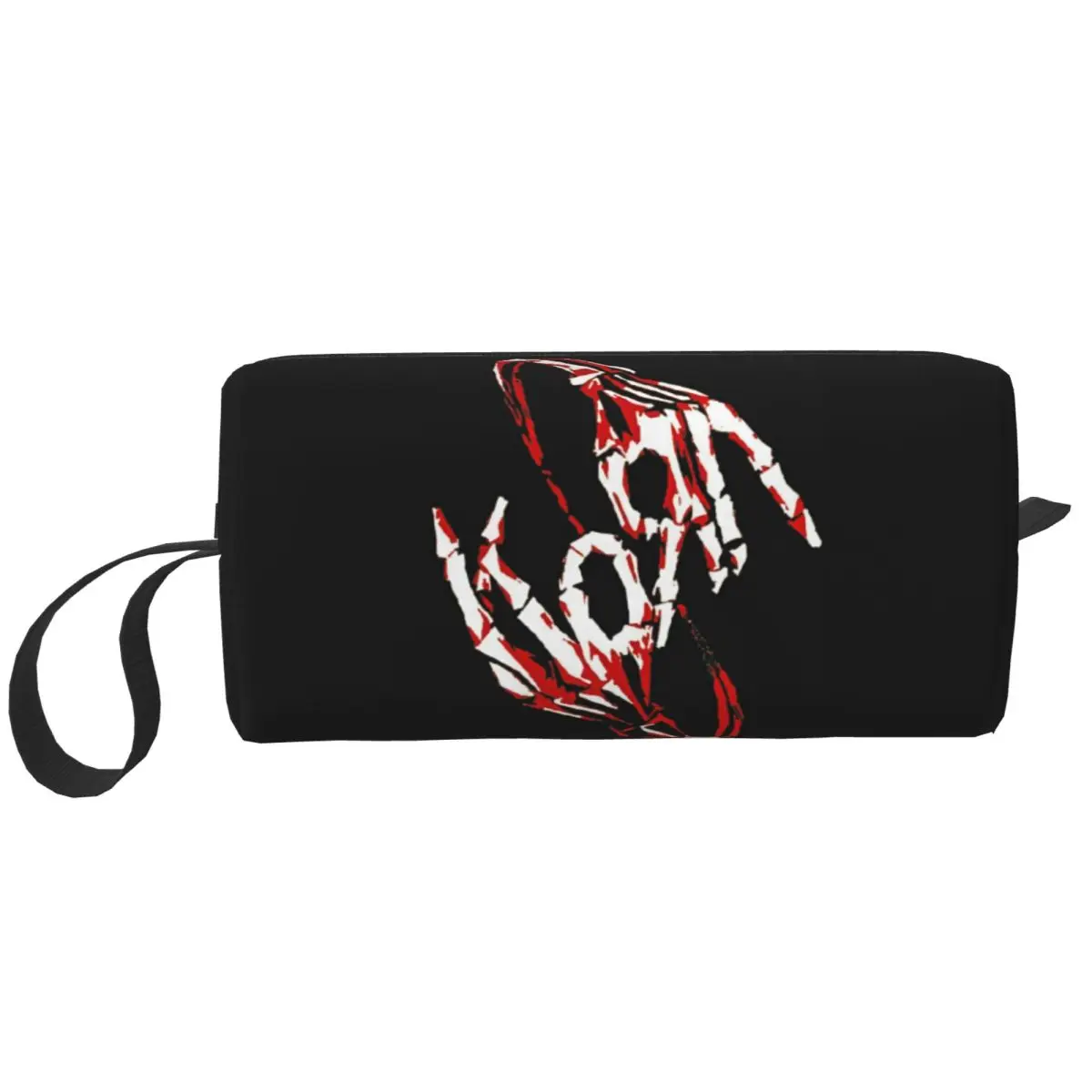 Korn Rock Band Logo Pencil Case for Students Gifts Pen Box Pencil Bag Stationery Supplies Travel Women Cosmetic Bag