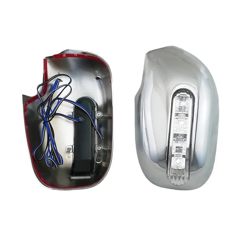 

Car upgrade ABS Plastic Chrome Door Mirror Cover With LED For Toyota Camry XV30 2002 2003 2004 2005 2006 Rearview decoration