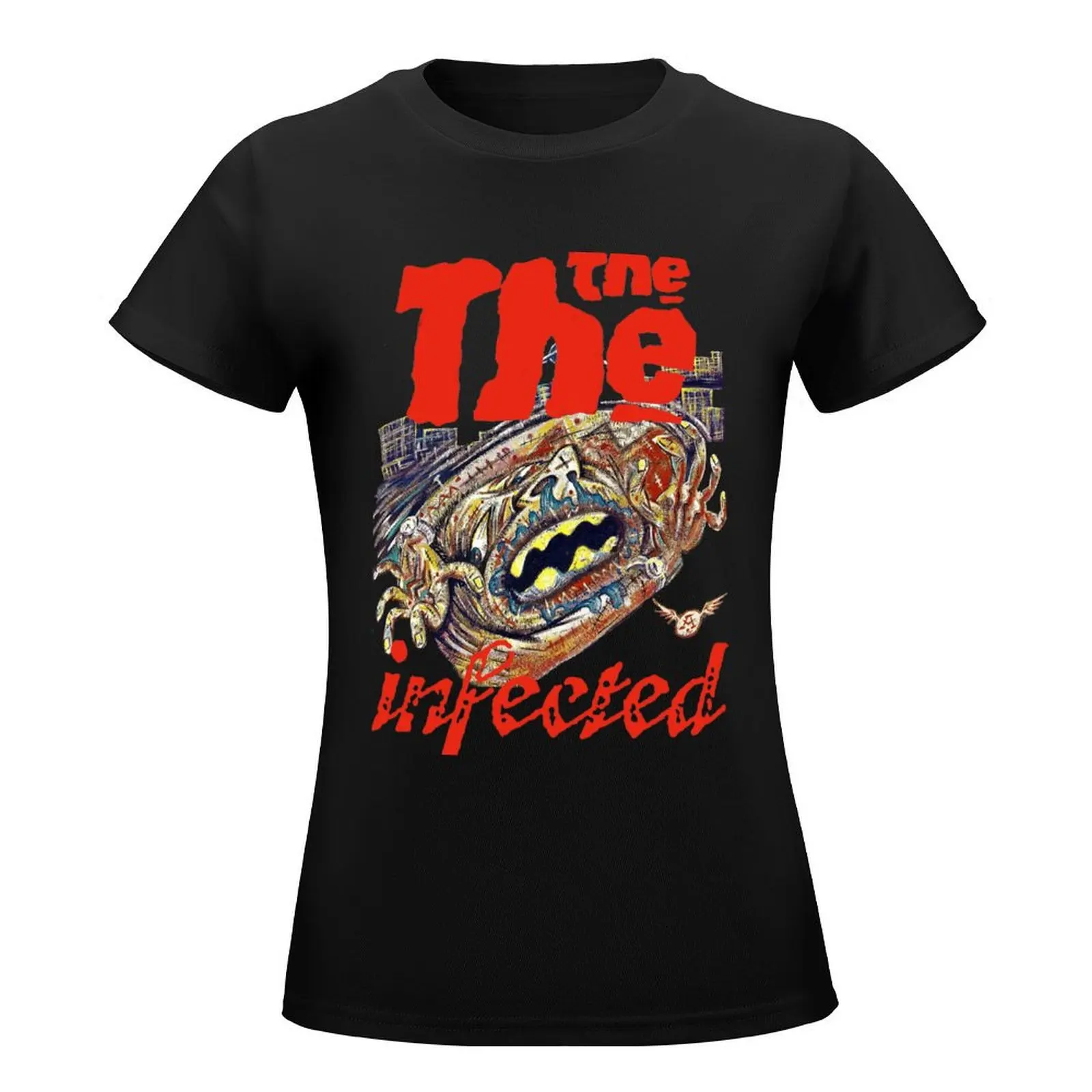 The The - Infected- album 80's Retro punk new wave band original art design T-Shirt sublime t shirt dress Women