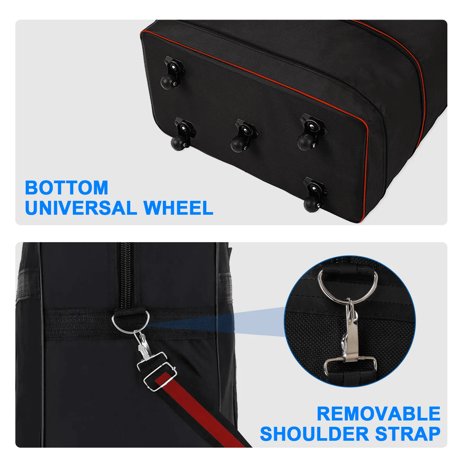 Expandable Duffle Luggage Bag 1200D Foldable Travel Bag 32"/42" W/Rolling Wheels Luggage Case Trolley Suitcase Spinner Suitcase Travel Luggage Travel Suitcase Suitcase Luggage Carry-On Suitcase With Wheels Travel Essentials Durable