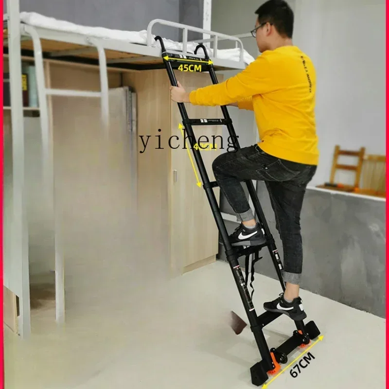 TZ-11  aluminum alloy telescopic dormitory ladder multi-functional staircase renovation folding