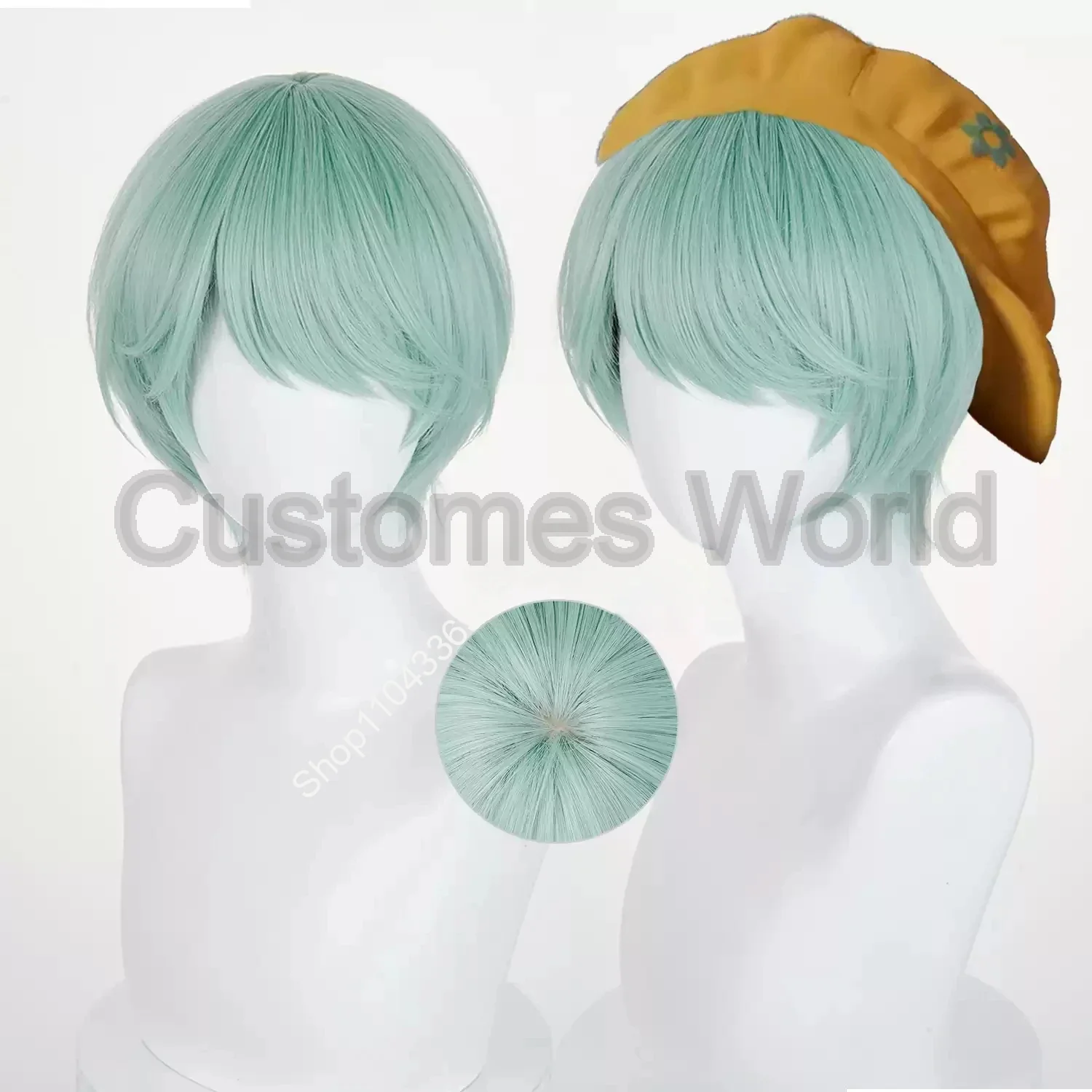 Anime Movie Kpop Demon Saja Boys Baby Hunters Cosplay Props Wig Halloween Carnival Party Roleplay Hair Simulated Scalp