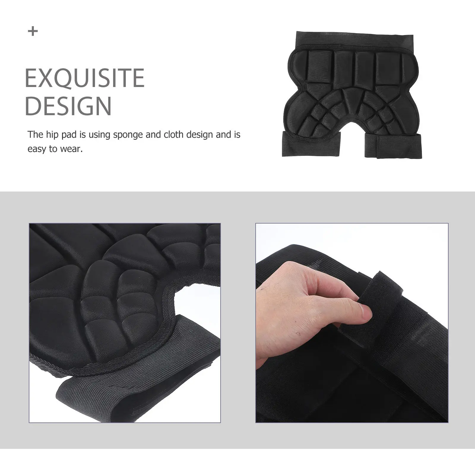 

Skating Hip Protective Pad for Kids High-Density Padding Secure Fit for Active Toddlers Skating Butt Protector