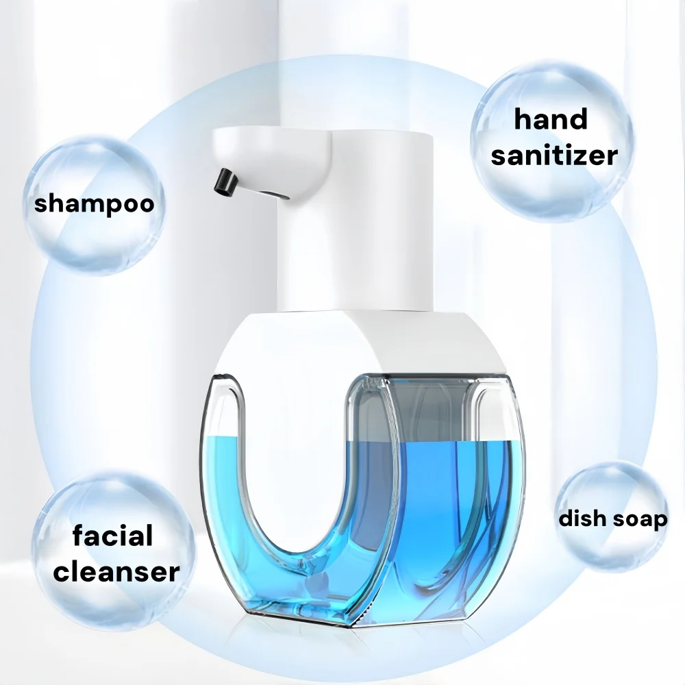 

Automatic Soap Dispenser Soap Foam Dispenser Smart Sensor Soap Dispenser Contactless USB Charging 420ml Hand Sanitizer Machine