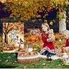 Christian Fall Decor for Outside Red Cardinal Autumn Garden Flag cci