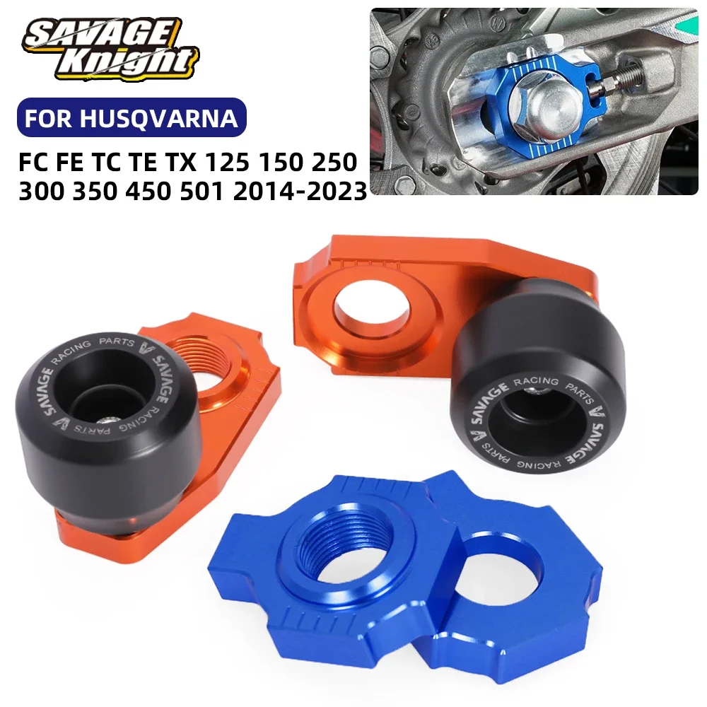 FE501 TE300 FC450 Chain Tensioner Regulator Adjuster Axle Wheel Sliders For Husqvarna FC FE TE TC 125-501 FE450 TE150 2014-2023