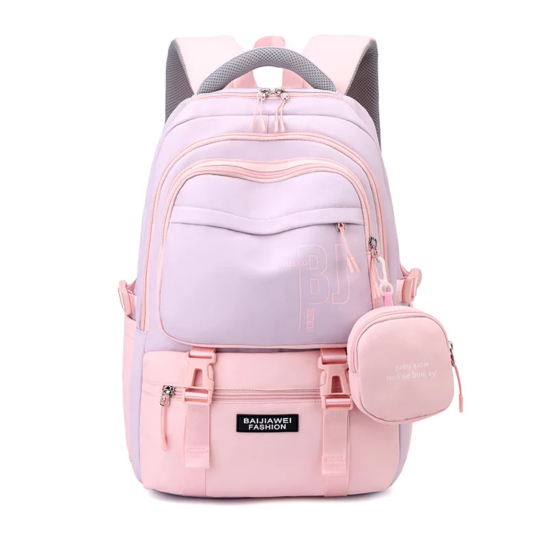 

Fashion Girls Waterproof School Bags With purse For Teenage Girls Children Backpack Schoolbag Printing Kids School Backpacks