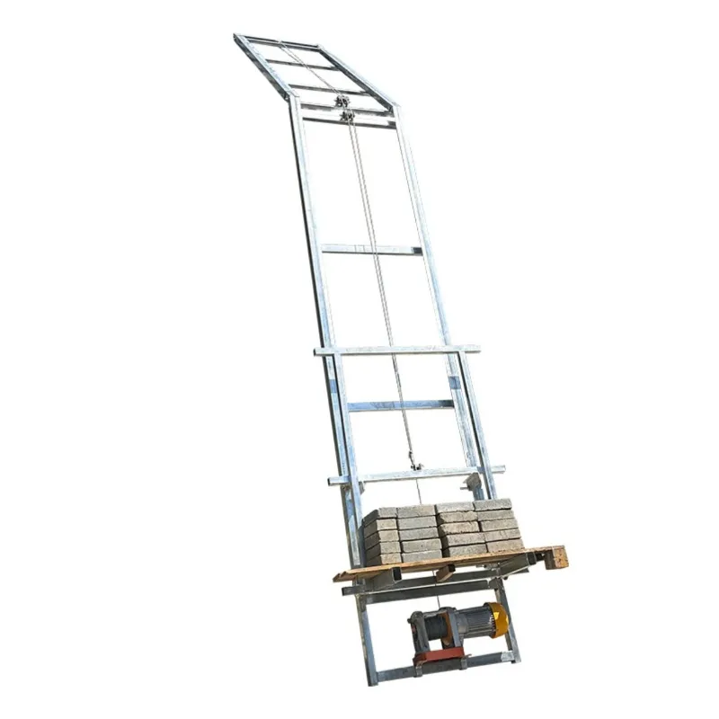 Factory Direct 2026 2-20M 300KG Solar Panel Lift Electric Hoist Hydraulic Ladder For PV Modules Installation Roof Mounting Syste