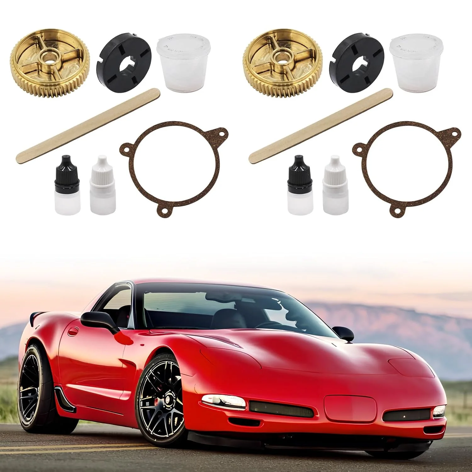 C5 Corvette Headlight Bronze Gear Fixes Head Light Motor Fits for 1997-2004 Chevrolet C5 Corvettes
