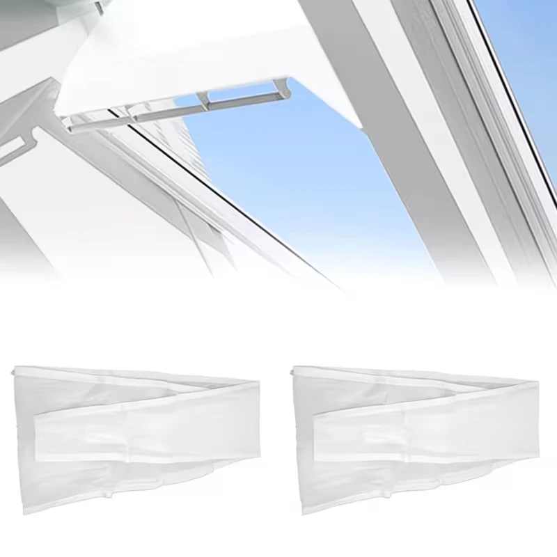 Portable Air Conditioner Window Seal Kit Universal Exhaust Hose Window Seal Cloth with Zipper Seal Heat Insulation AC Vent Cover