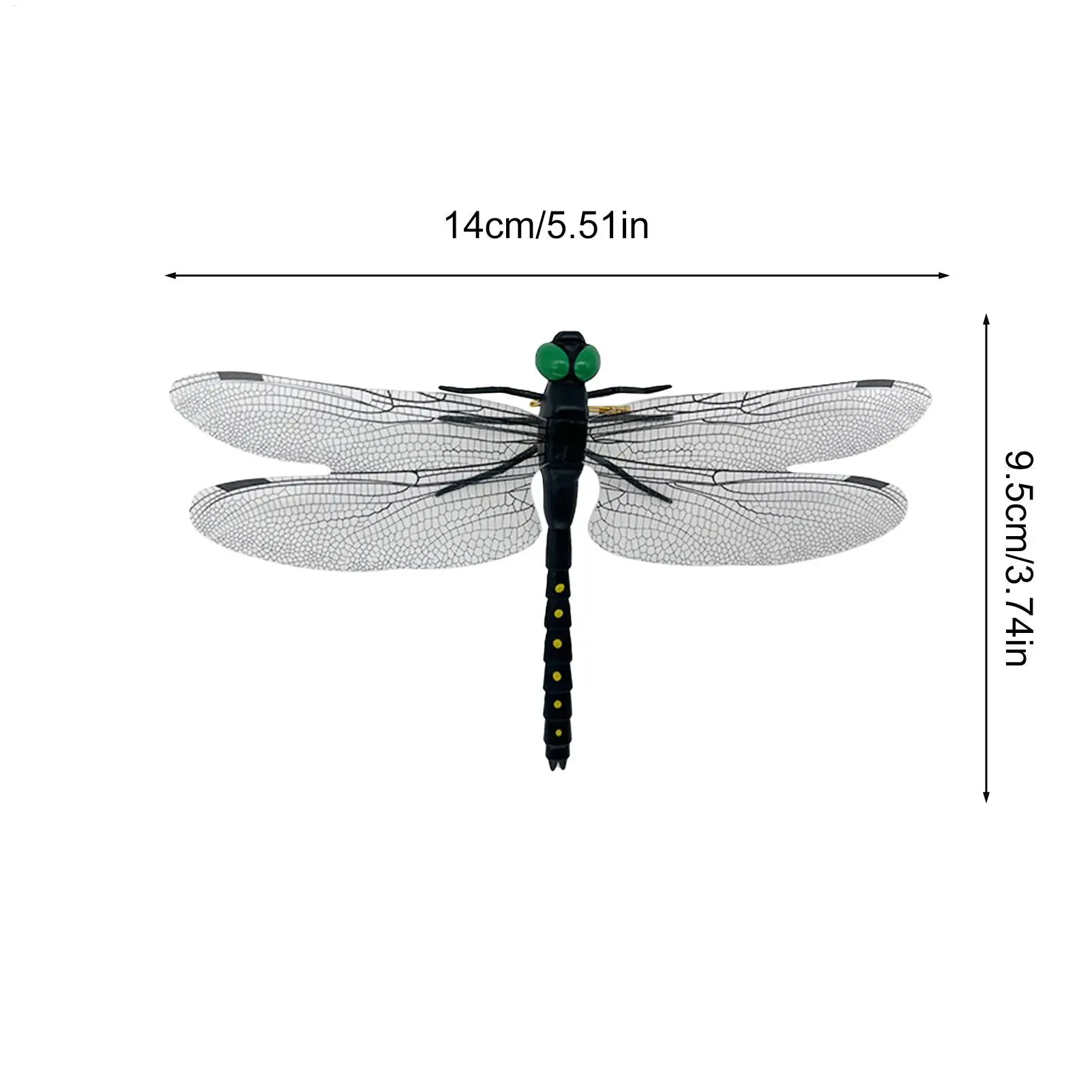 محاكاة اليعسوب الحشرات نموذج طارد البعوض في الهواء الطلق حلي معلقة واقعية الحشرات اليعسوب نموذج لمزرعة الحديقة