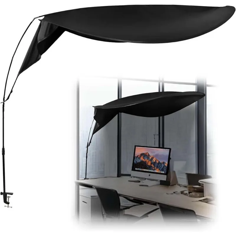 Office Shade Magic Black Shade Sunscreen UV Protection Air Conditioning Wind Direct Blowing Windshield Privacy Isolation