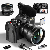 NBD compact digital photography camera 4K wireless network camera retro Vlog recorder YouTube 48MP camera 3 \