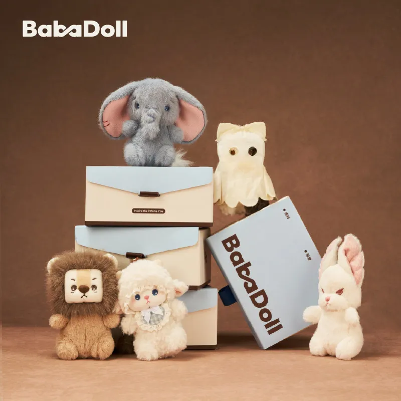 

Плюшевая игрушка-брелок BABADOLL, 10 см, мультяшное животное, милый кулон для сумки, подарок на день рождения для девочек, стильное украшение