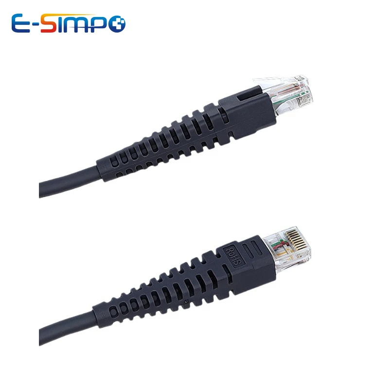 Picture 4: 1pcs/lot Straight 2M(7ft) BarCode Scanner USB data Cable For 9010E 9260 9360 USB Interface ﻿