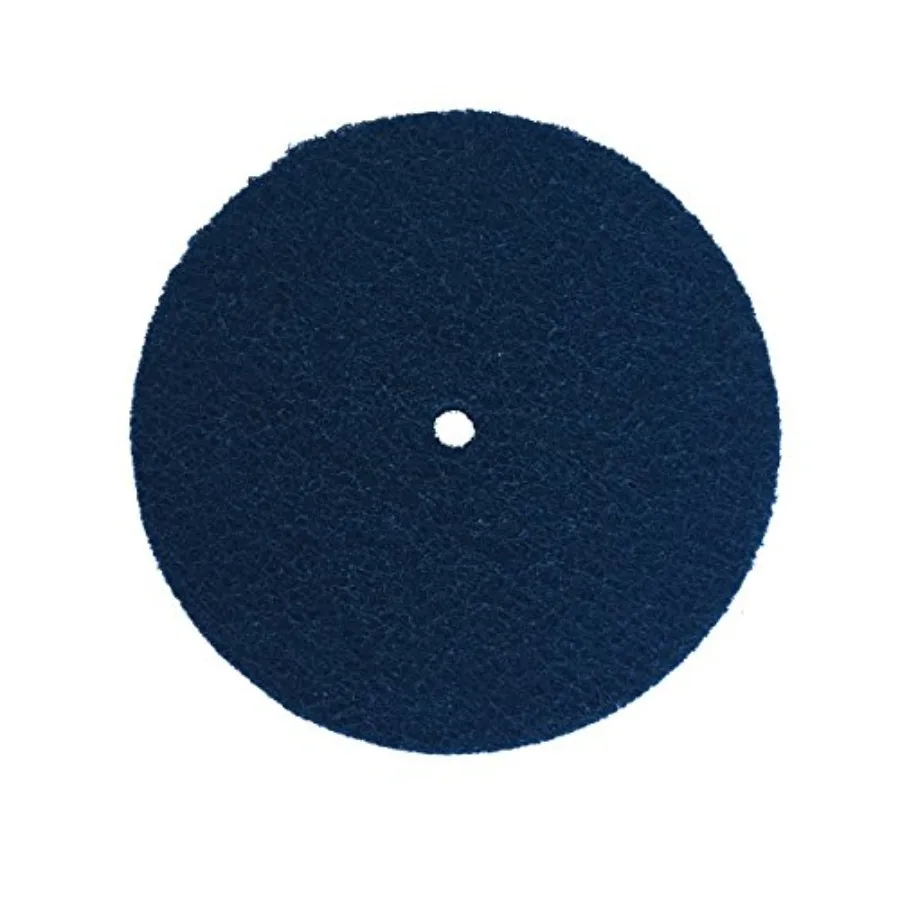 

9" Diameter Surface Prep Buff and Blend Disc 2-Ply Medium Blue 150-180 Grit Finish for Sanding and Polishing Aluminum and Stain