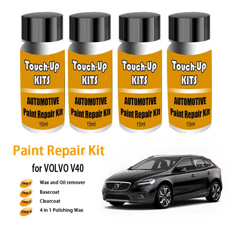 

Car Paint Repair Kit for VOLVO V40 Touch-Up Set Paint Scratch Remover Automotive Paint Care Accessories Black White