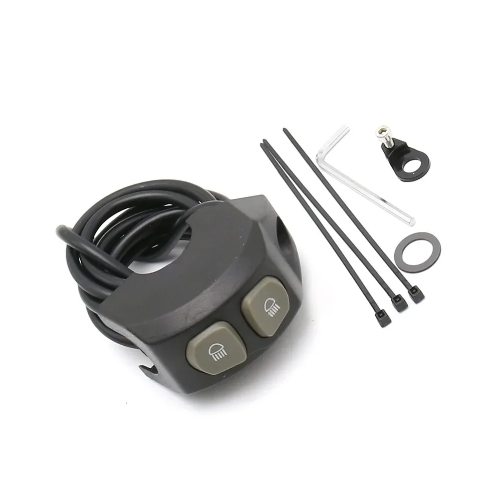 For BMW R1200 R1250 F850/GS Motorcycles Motorcycle Handlebar Flameout Switch Grey Black Fog Light Switch Controller Relay