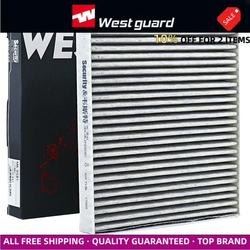 

WESTGUARD Activated Carbon Air Cabin Filter For MG HS MG HS PLUG-IN 1.5 2.0 MG RX5 1.5 2.0 HAVAL H9 2.0 CUK21022 10170262 MK9581