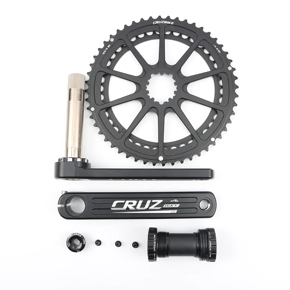 CRUZbike ロードバイク クランクセット 155/160/165/170/175