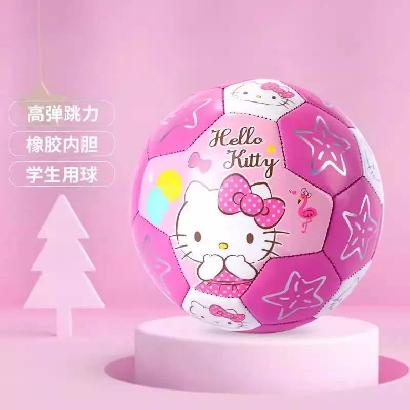 سانريو مرحبا كيتي الكرتون لطيف طالب الكرة الإبداعية Kawaii للجنسين حجم 3 حجم 4 لعبة كرة القدم أنيمي البضائع هدية بالجملة