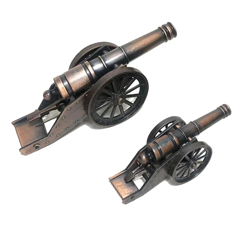 Decorative Metal Cannon Military Civil War Artware Artillery Desktop Decoration Sandtable Arms Ornament Arsenal Sandbox Armament