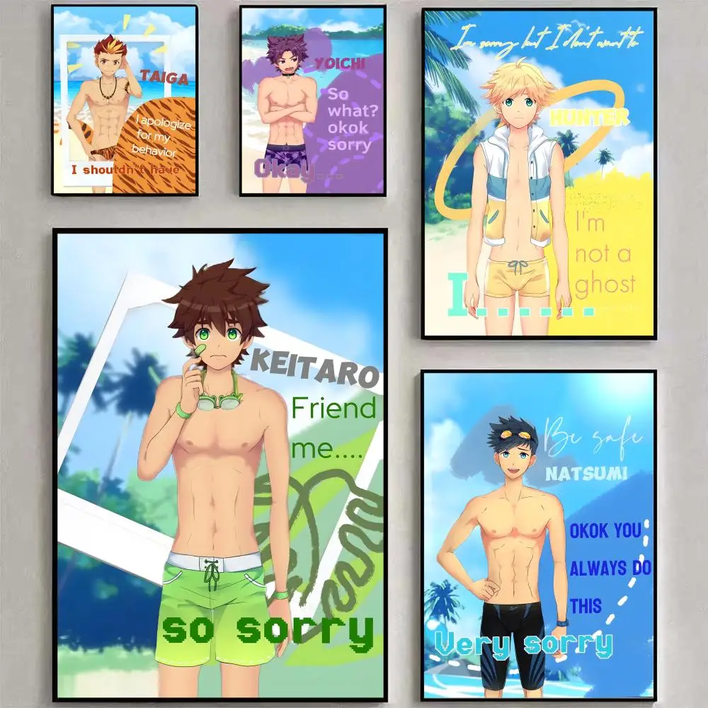 Camp B-Buddy Anime-Poster, HD-wasserdichtes Leinwand-Poster, Kunst: ästhetische Wanddekoration für Zuhause, Bar und mehr