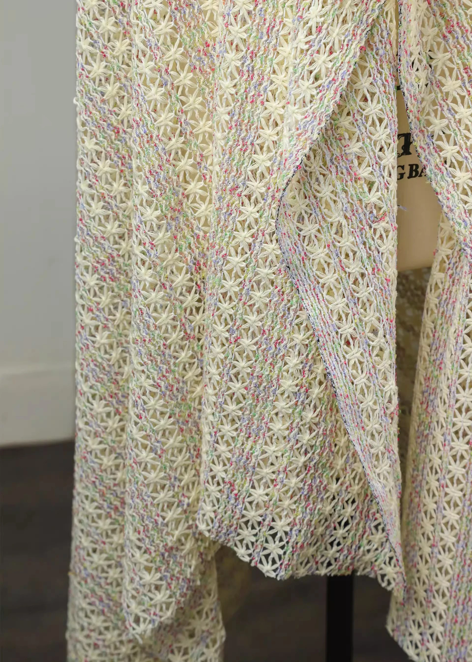 ผ้าถักโครเชต์ 1 หลา ผ้าถักไหมพ - Sewing Knit บทวิจารณ์และราคา