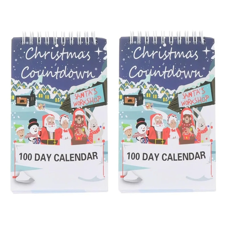 100 Tage Weihnachts-Countdown-Kalender, Countdown-Kalender, Raumdekoration