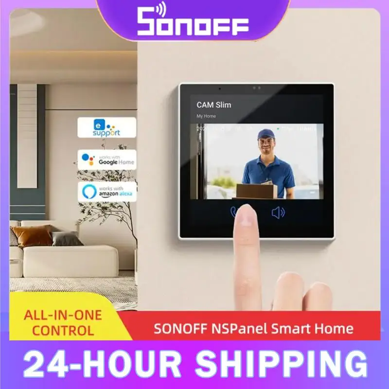 

SONOFF NSPanel Pro, панель управления умным домом, термостат, энергопотребление, модуль настенного переключателя сцены «сделай сам», поддержка всех устройств Sonoff