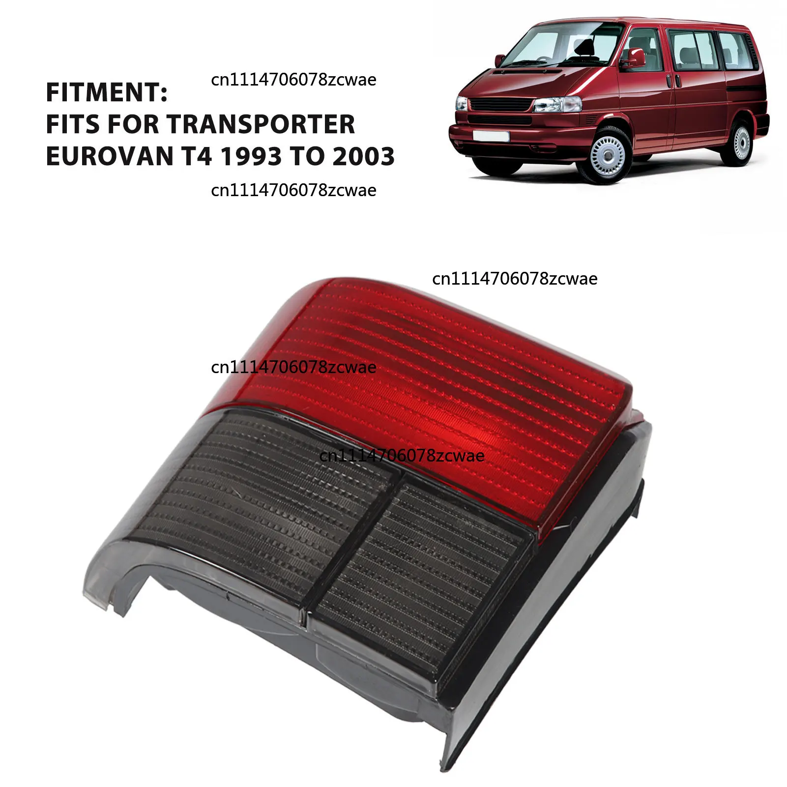 Tail Light Housing Water Resistant Rear Back Lamp Housing Replacement for Transporter Eurovan T4 1993 to 2003 Car Accessories