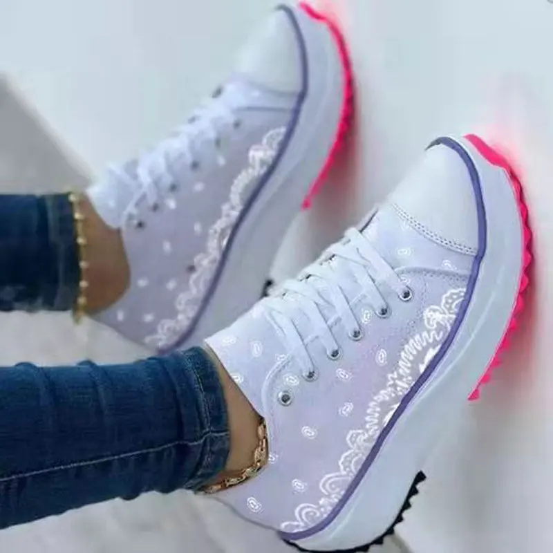 Platform Sneakers Schoenen Vrouwen Mode Hoge Canvas Schoenen Vrouwelijke Kruis Bandjes Casual Schoenen 2022 Zomer Vrouwen Gevulkaniseerd Schoenen