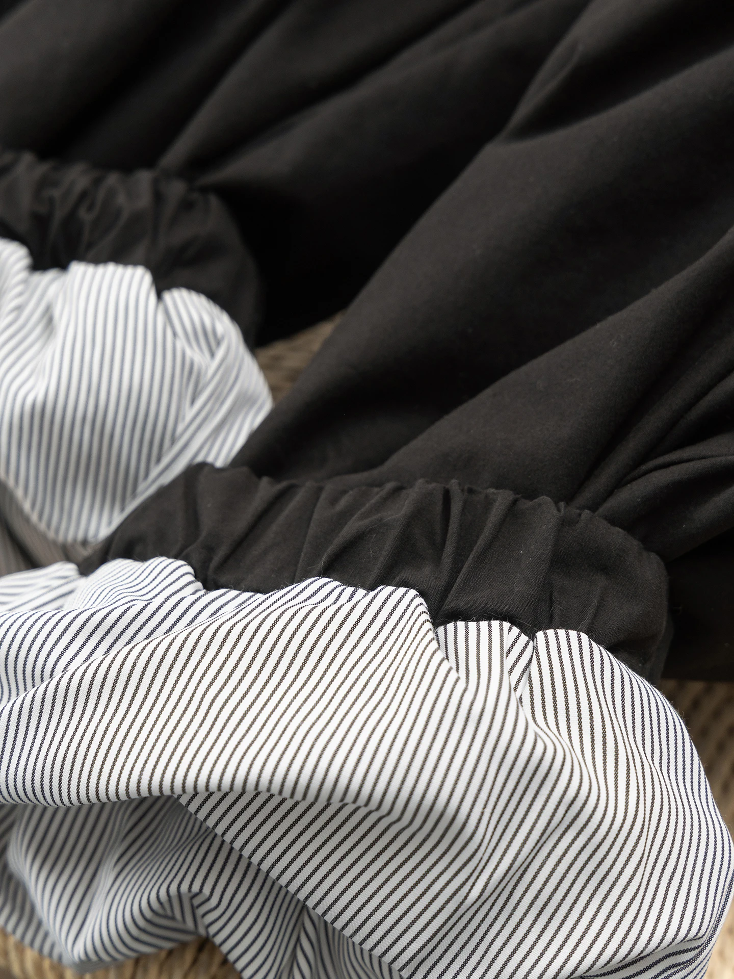 بنطلون نسائي 1 لشتاء 90 سروال أوزة أبيض عالي الخصر مدبب للنساء 540 جرام 87E3