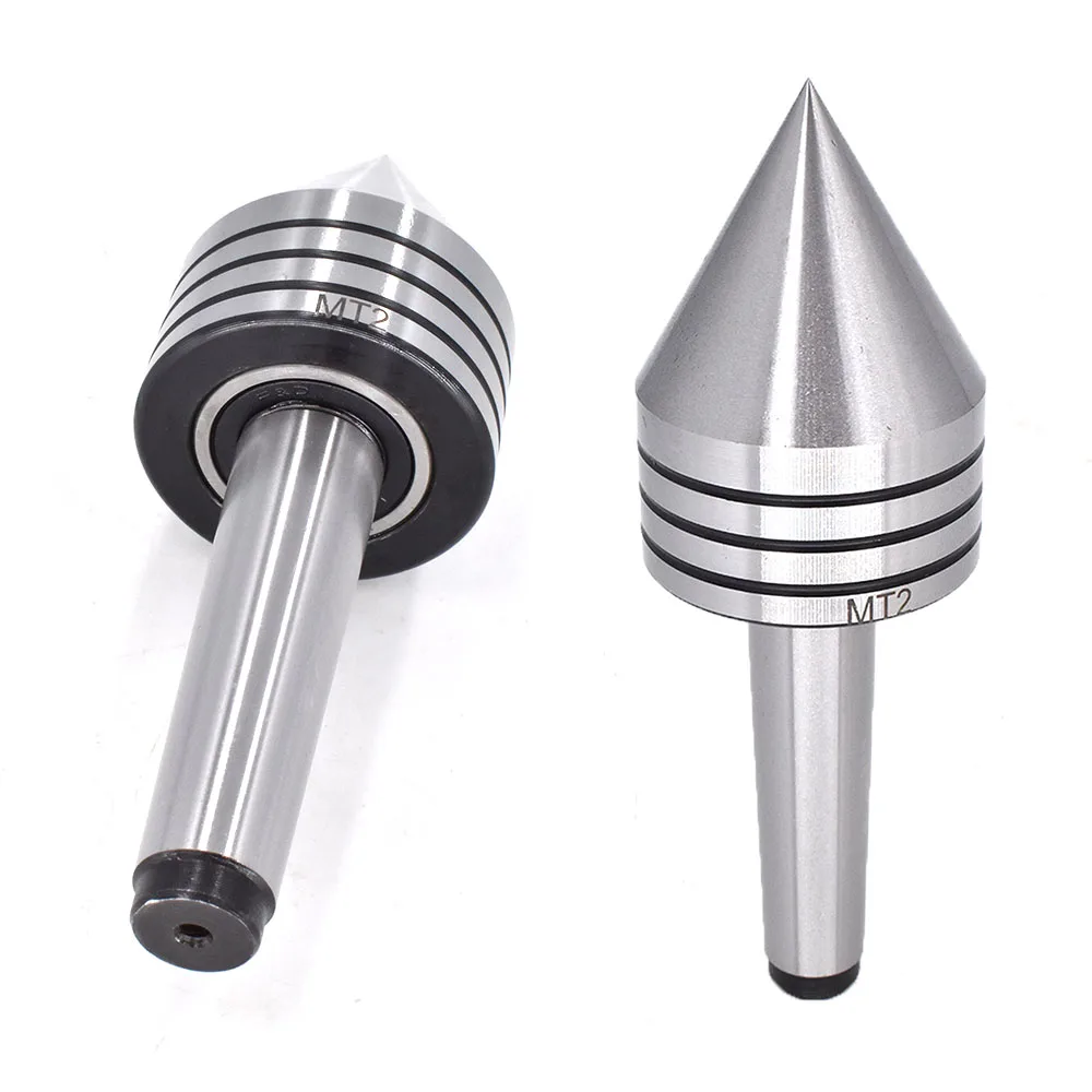 Tailstock Live Center النجارة HSS مقاومة للاهتراء 60 درجة MT2 مخرطة Tailstock الملحقات لـ CNC